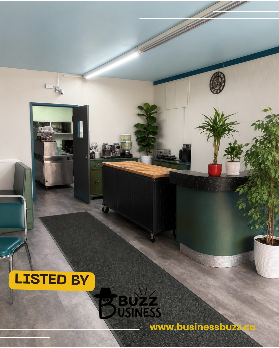 Second commercial space — open floor plan